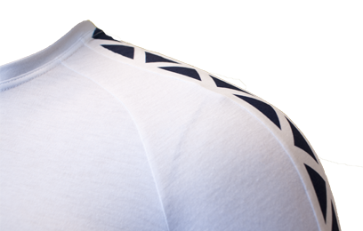 Shirt korte mouw - Coolmax, navy driehoek