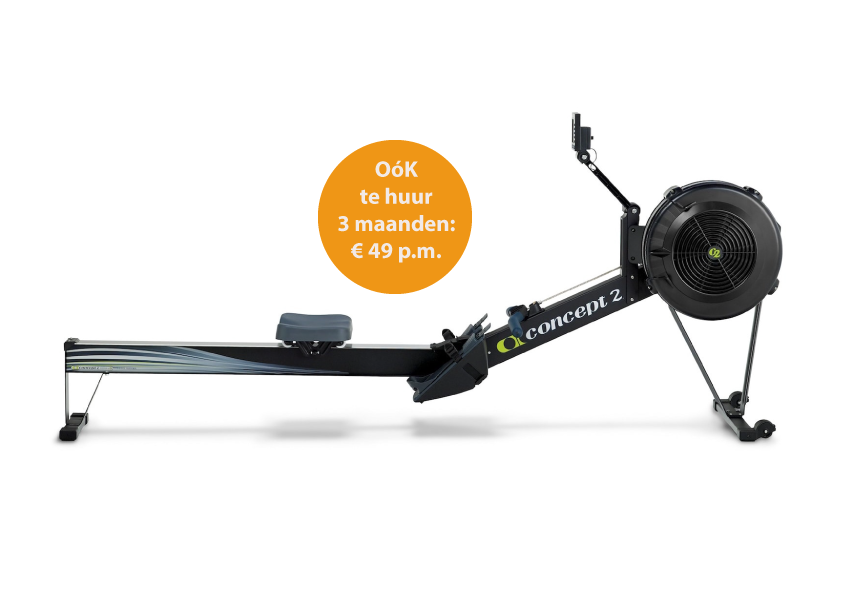 Huur Concept2 RowErg minimaal 3 maanden E 49,00 p/m incl. E 115